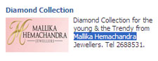 Diamond Collection Mallika Hemachandra
