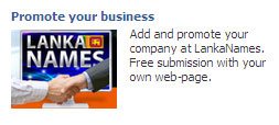 Promote your business Lanka Names