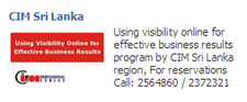 Using visibility online for effective business results CIM Sri Lanka