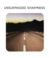 Unsurpassed Sharpnes