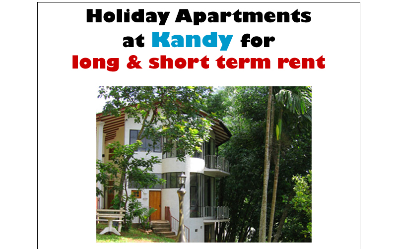 Kandy – Kuda Ratwatte Mawatha, 2 Holiday Apartments / also for long / short term rent
