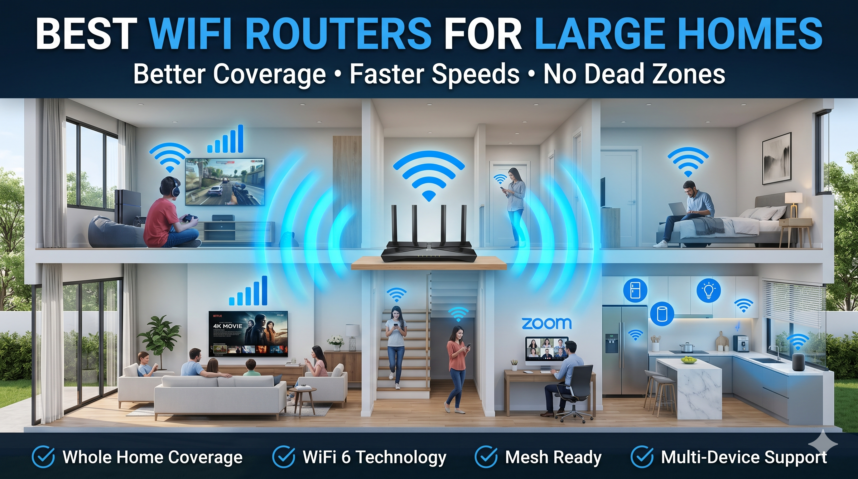 Best WiFi Routers for Large Homes