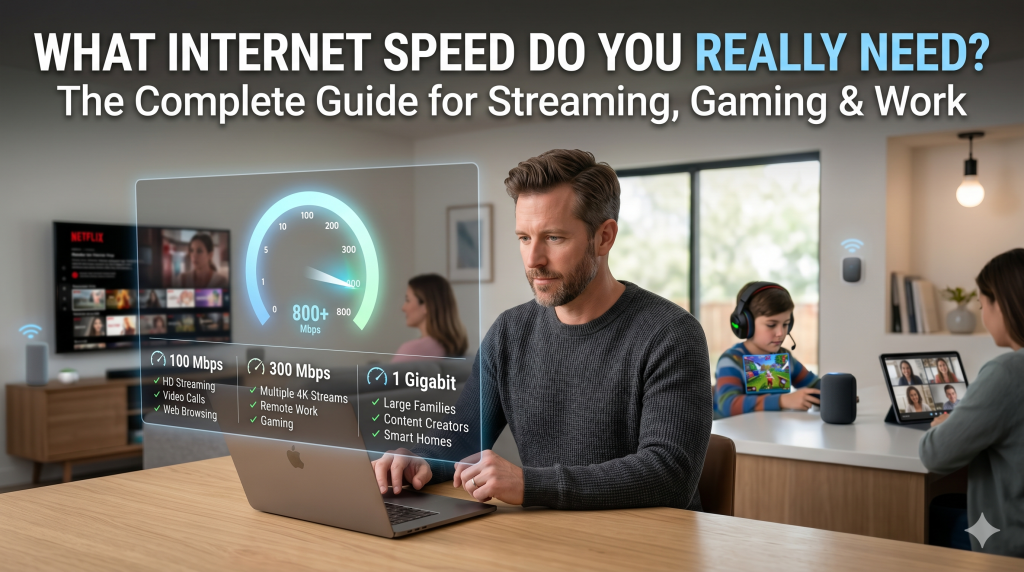 Guide Speed What Internet Speed Do You Really Need? Complete Mbps Guide for Home Users