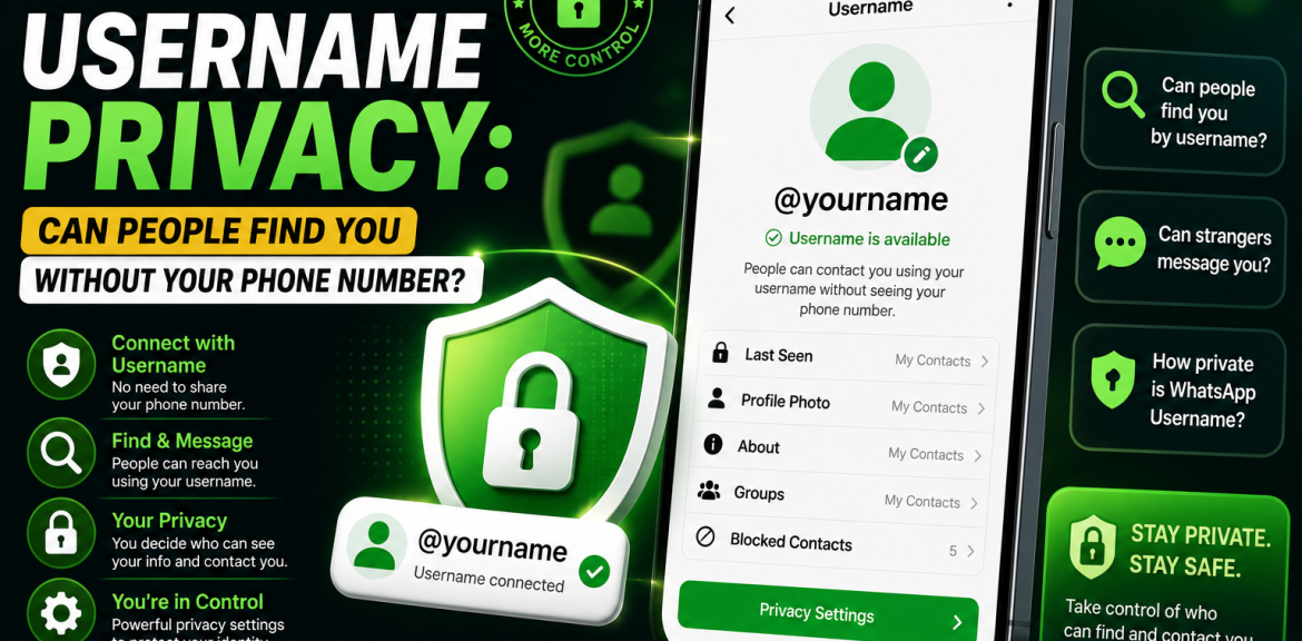 WhatsApp Username Privacy: Can People Find You Without Your Phone Number
