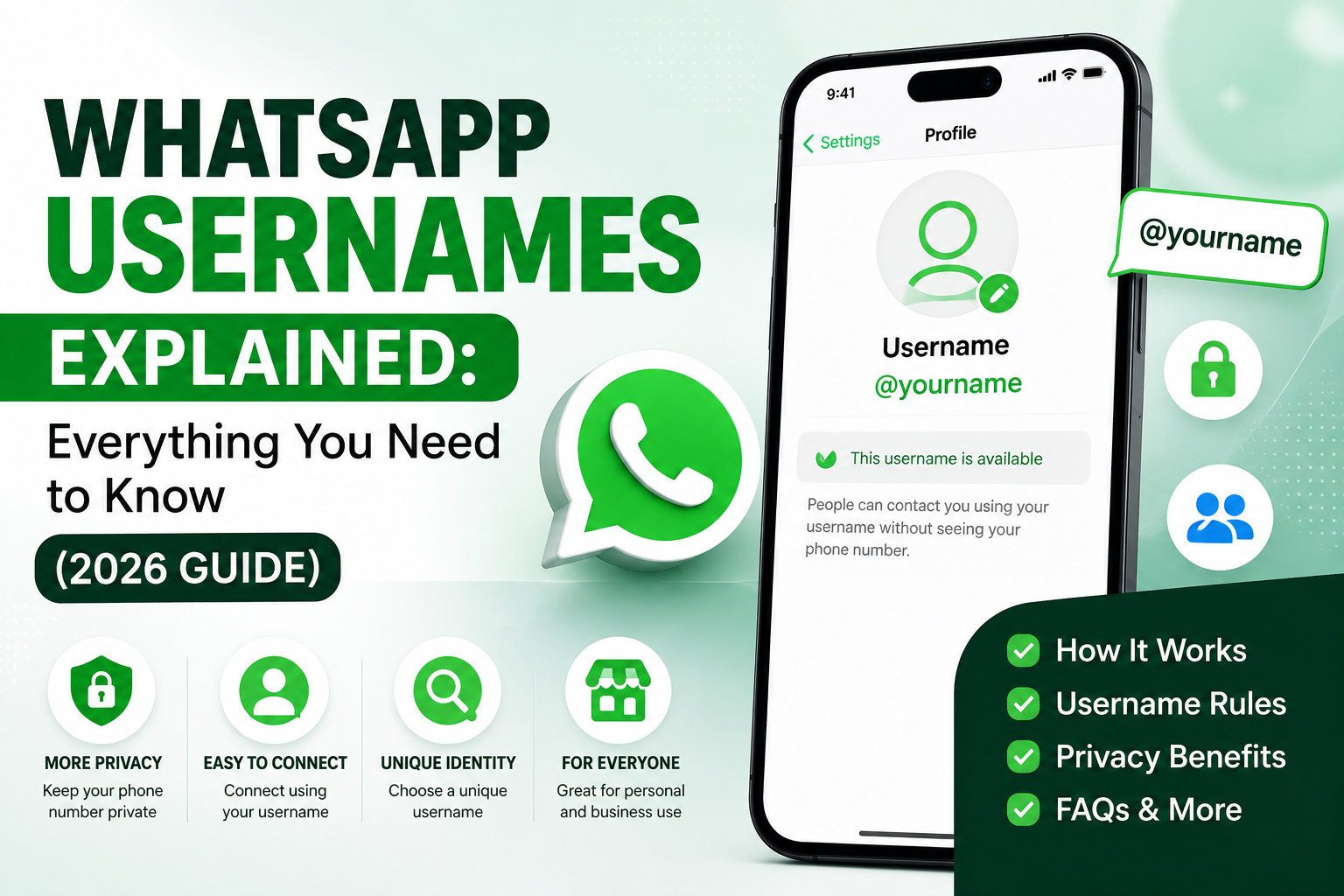 WhatsApp Usernames Explained: Everything You Need to Know (2026 Guide)