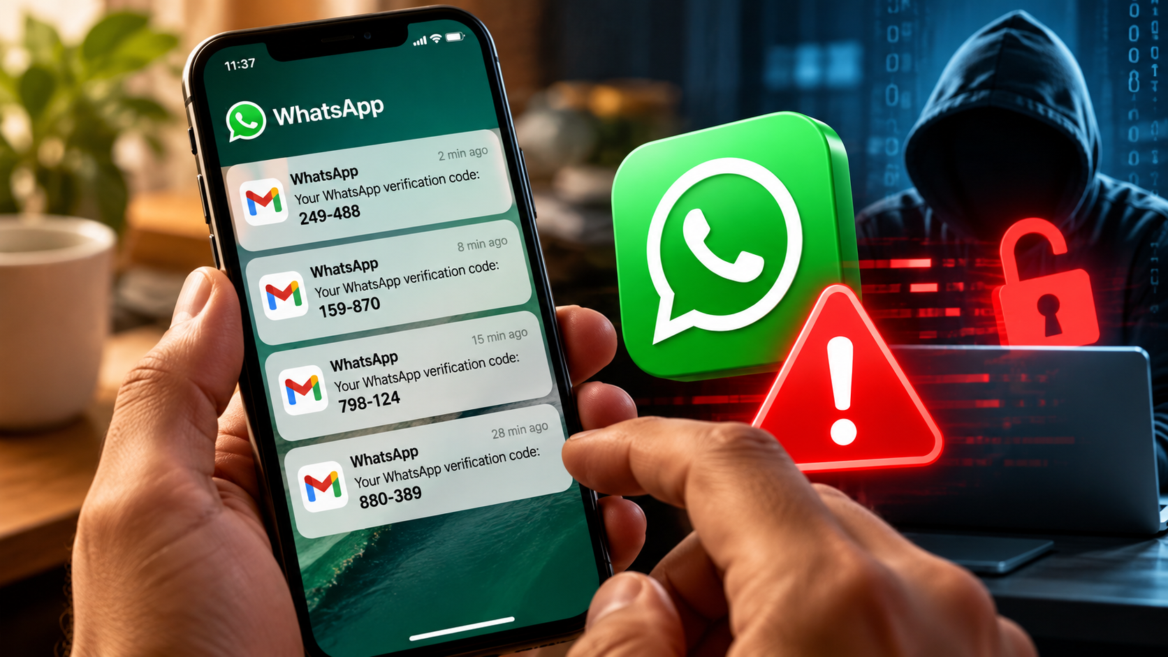 WhatsApp verification code without requesting