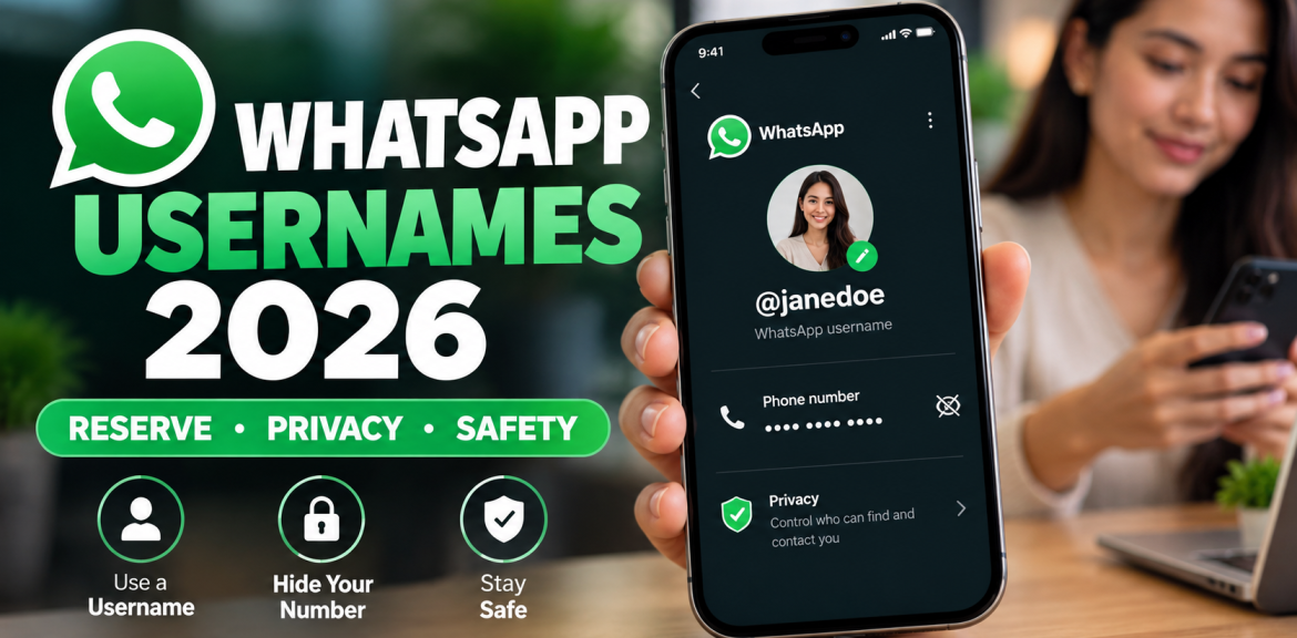 WhatsApp Usernames in 2026: How to Reserve Yours, Hide Your Number and Stay Safe