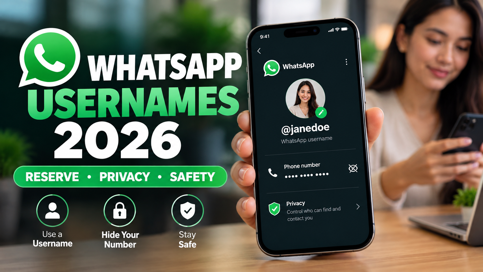 WhatsApp Usernames in 2026: How to Reserve Yours, Hide Your Number and Stay Safe