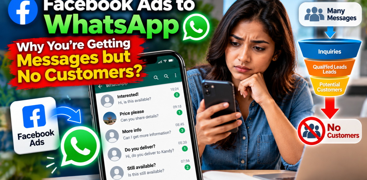 Facebook Ads to WhatsApp: Messages but No Sales