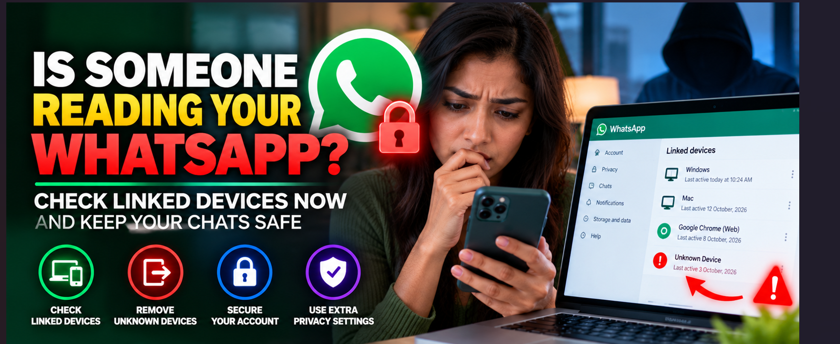 IS SOMEONE READING YOUR WHATSAPP?